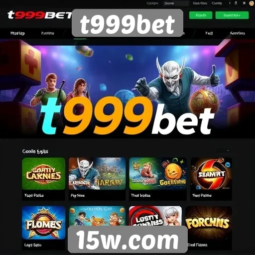 Variedade de jogos oferecidos por t999bet